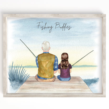 Fishing Buddies Portrait