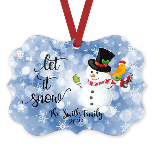 Let It Snow Ornament