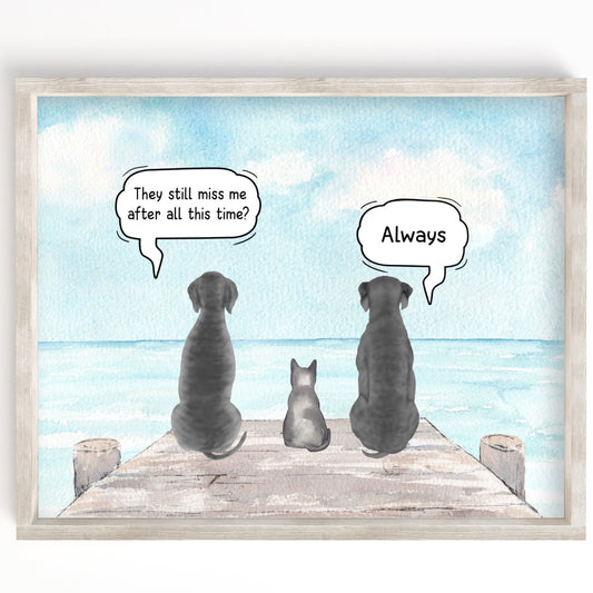 Pet Quotes Memorial Portrait