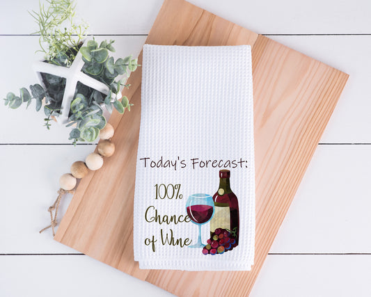 Today's Forecast: Wine Hand Towel