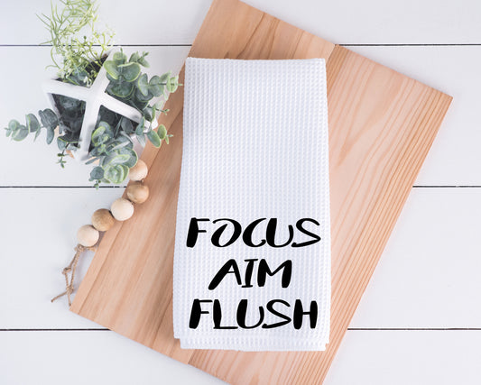 Focus Aim Flush Hand Towel