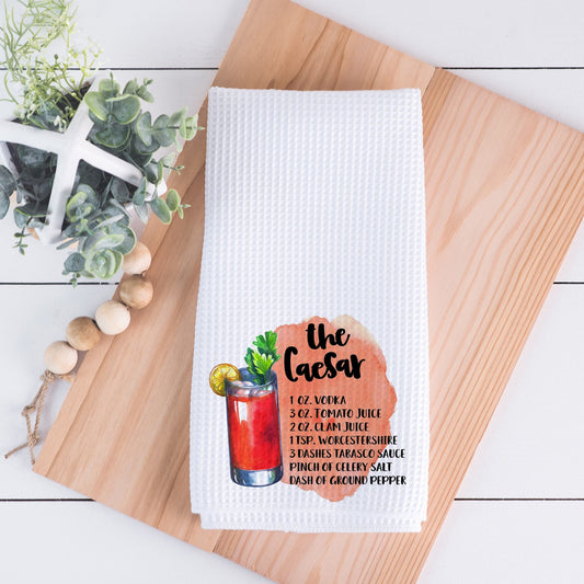 Caesar Recipe Hand Towel