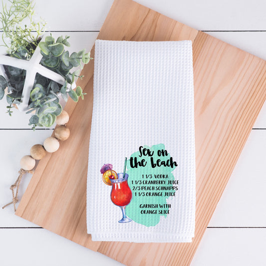 Sex on the Beach Recipe Hand Towel