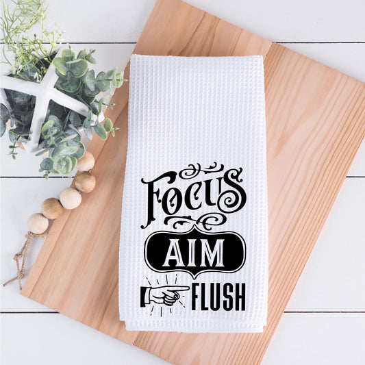 Focus Aim Flush Hand Towel