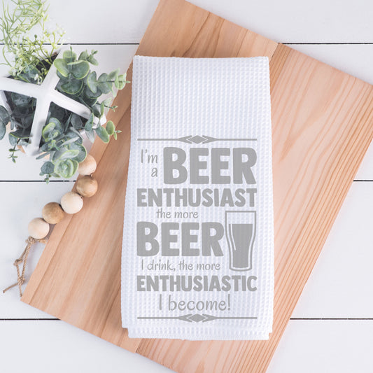 Beer Enthusiast Hand Towel